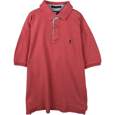 古着 90年代~ トミーヒルフィガー TOMMY HILFIGER 半袖 ポロシャツ メンズL相当 ヴィンテージ/eaa643578