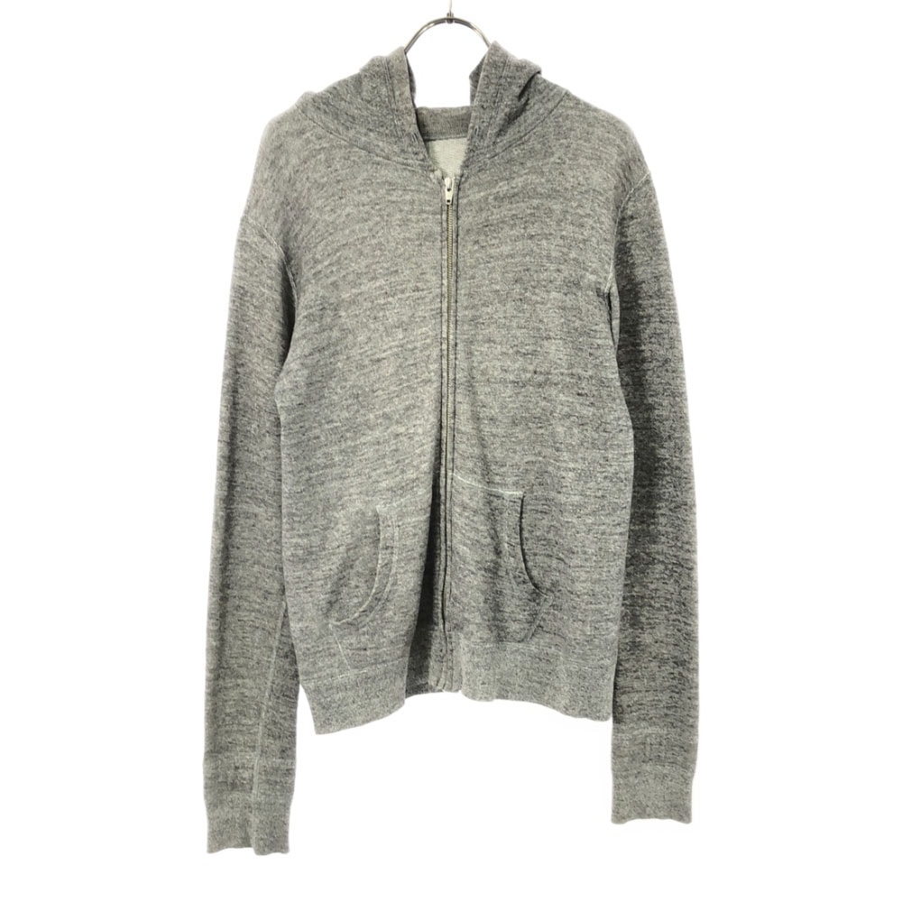 N.HOOLYWOOD エヌハリウッド 日本製 長袖 スウェット ジップパーカー 36 杢グレー