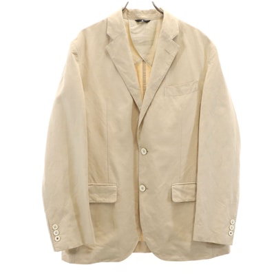 LANVIN ランバン 日本製 リネンブレンド テーラードジャケット 50 ベージュ