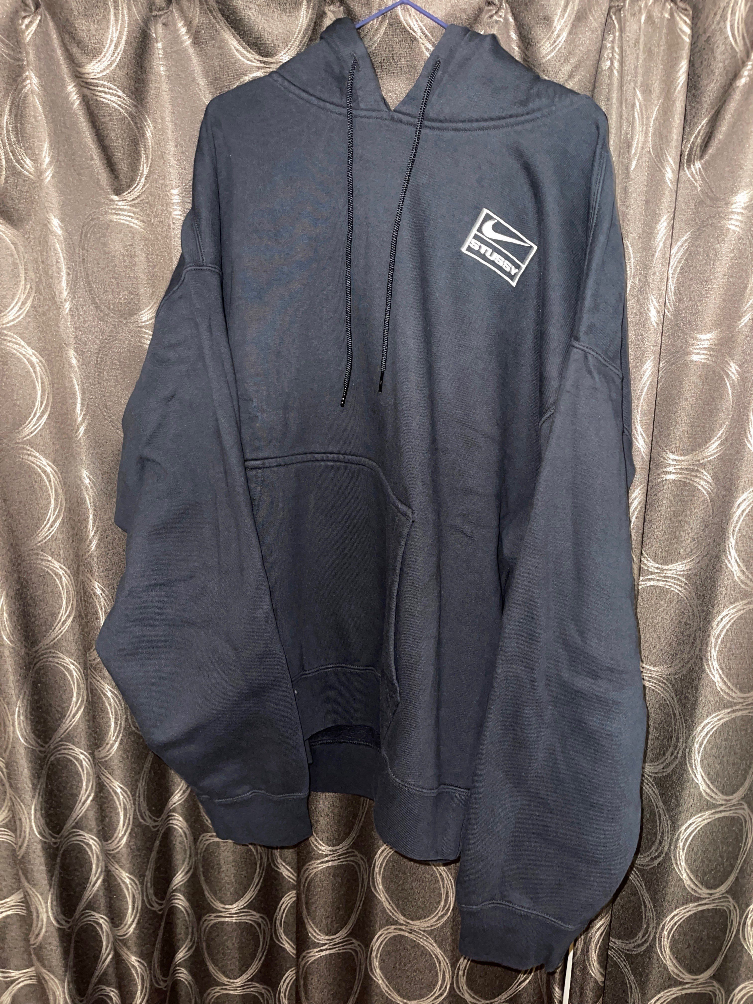 Stussy × Nike NRG Washed Hoodie (US Size) "Black" DN4028-010