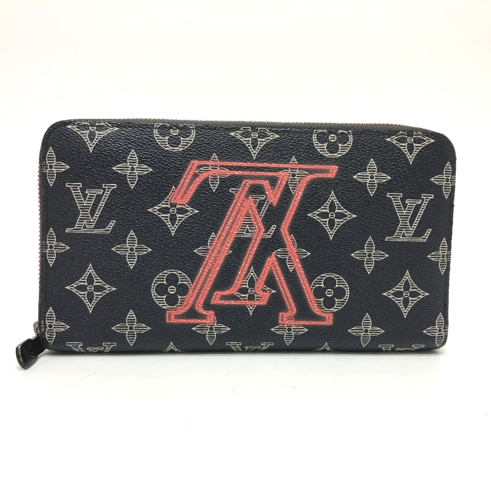 ルイヴィトン LOUIS VUITTON ジッピーオーガナイザー M62931 モノグラム アップサイドダウン インク トラベルケース 長財布 モノグラムキャンバス ネイビー