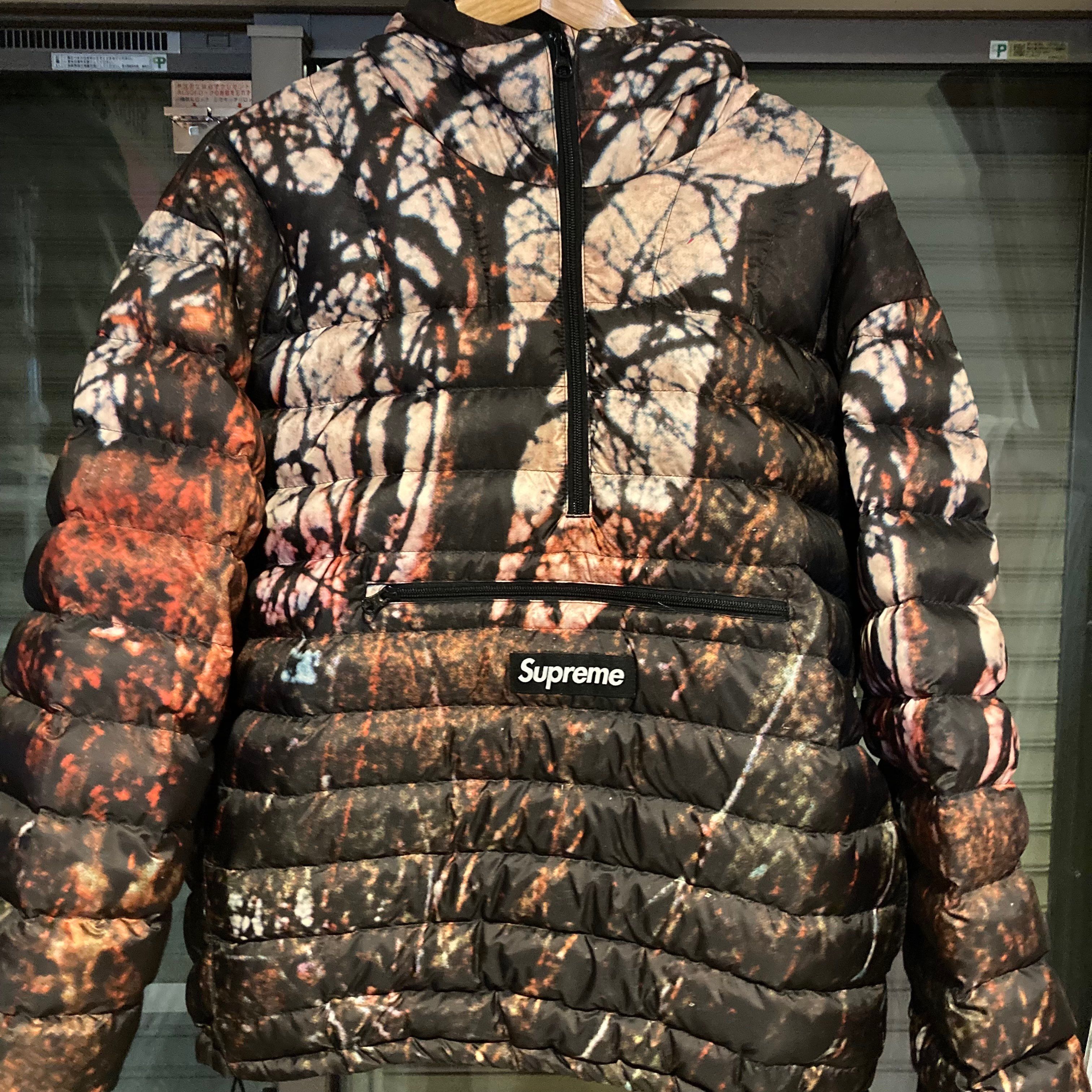 Supreme Micro Down Half Zip Hooded Pullover 