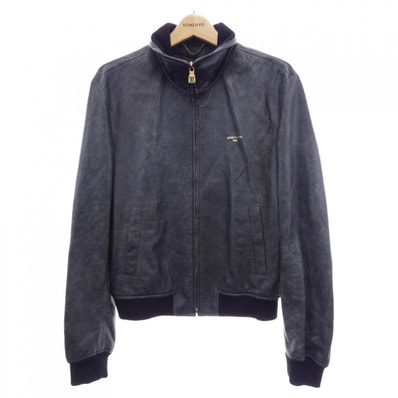 ルイヴィトン LOUIS VUITTON ヴィンテージエフェクトレザー トラックトップ HVL10W754 レザージャケット