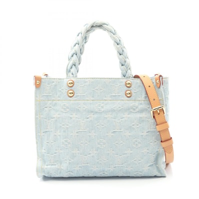 ルイ・ヴィトン LOUIS VUITTON レットゴー ハンドバッグ バッグ デニム レザー モノグラム・デニム レディース ブルー系 M24897 【中古】