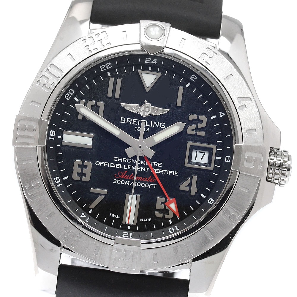☆美品 ブライトリング アベンジャーII GMT A32390 メンズ 【中古】