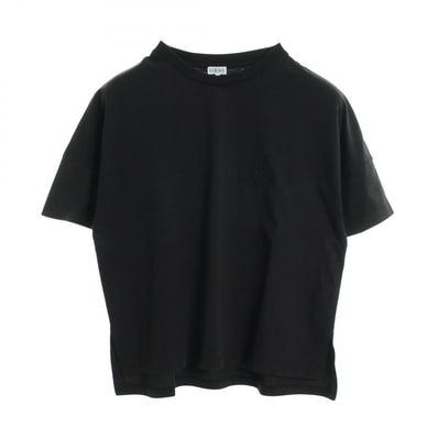 ロエベ LOEWE アナグラム 半袖Tシャツ 衣料品 トップス コットン レディース ブラック系 【中古】