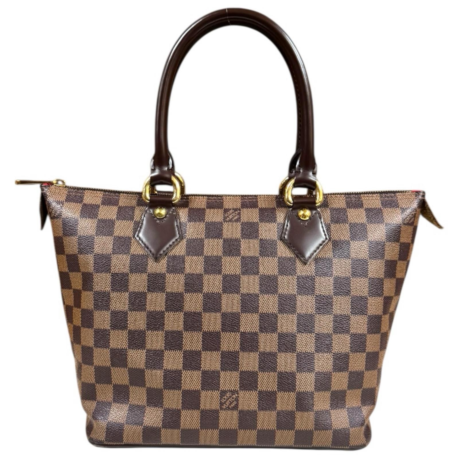 ルイヴィトン サレヤPM ダミエ ハンドバッグ ダミエキャンバス N51183 ブラウン レディース LOUIS VUITTON  中古