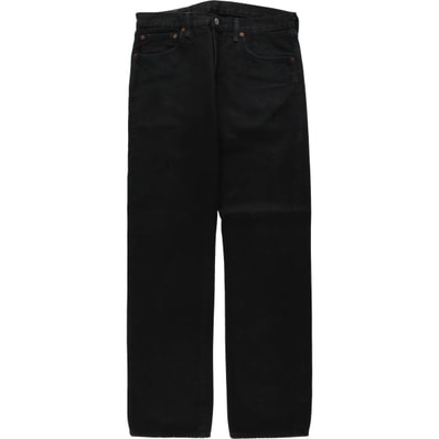 古着 リーバイス Levi's 501 ブラックデニム ストレートデニムパンツ メンズw33相当/eaa636077