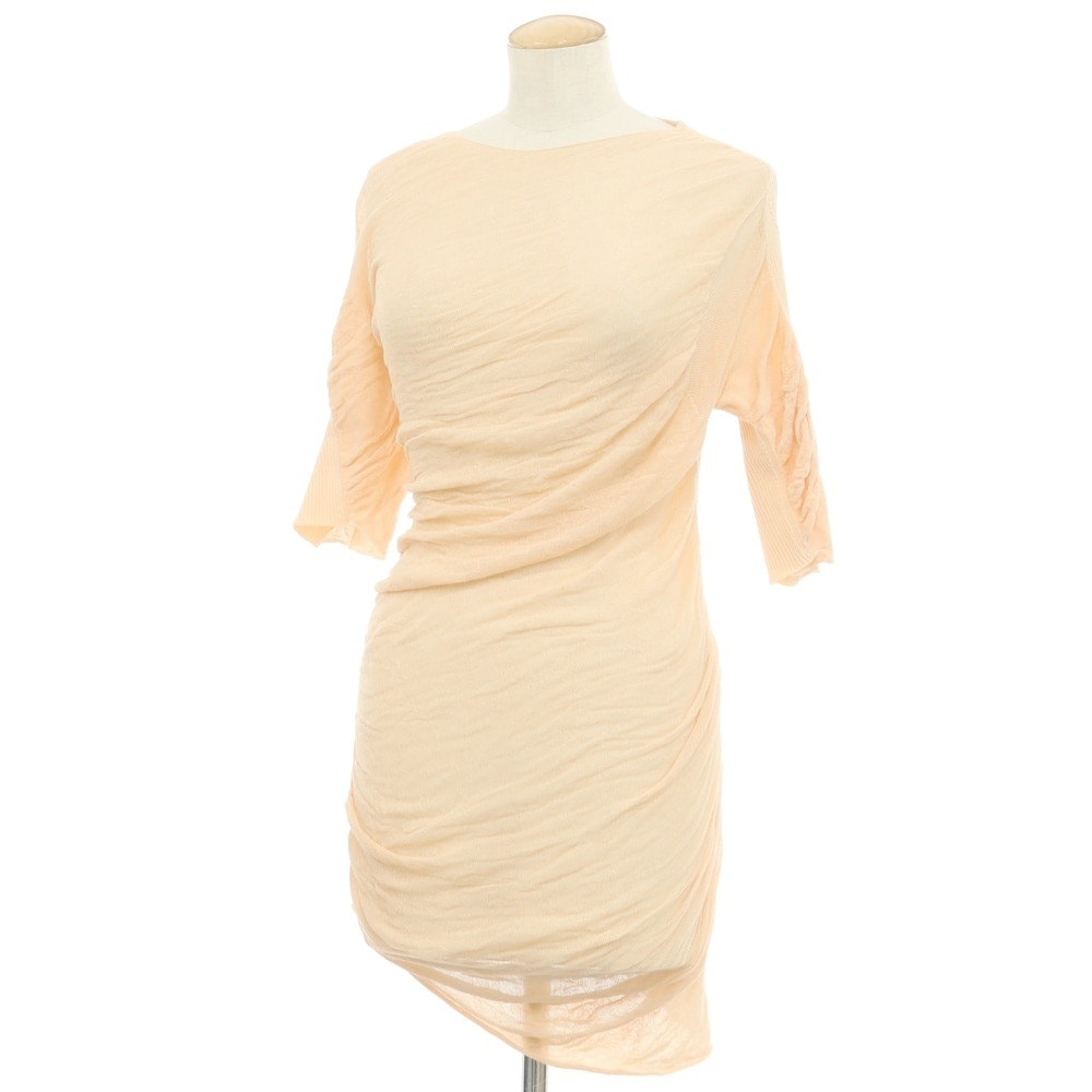 イッセイミヤケ ISSEYMIYAKE チュニック サイズL ブルー レディース