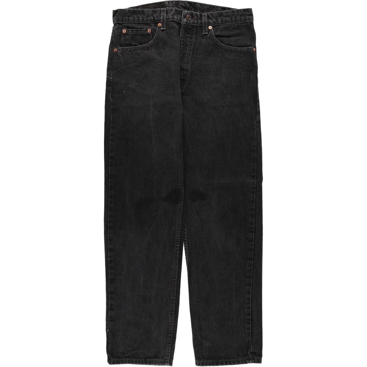 古着 90年代 リーバイス Levi's 505 REGULAR FIT STRAIGHT LEG ブラックデニム テーパードデニムパンツ USA製 メンズw33相当 ヴィンテージ/eaa644997