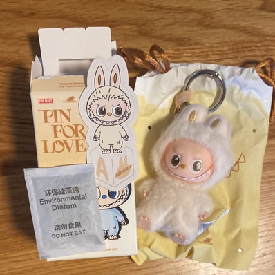 POP MART THE MONSTERS (LABUBU) Pin for Love Series-Vinyl Plush Pendant (A-M) A