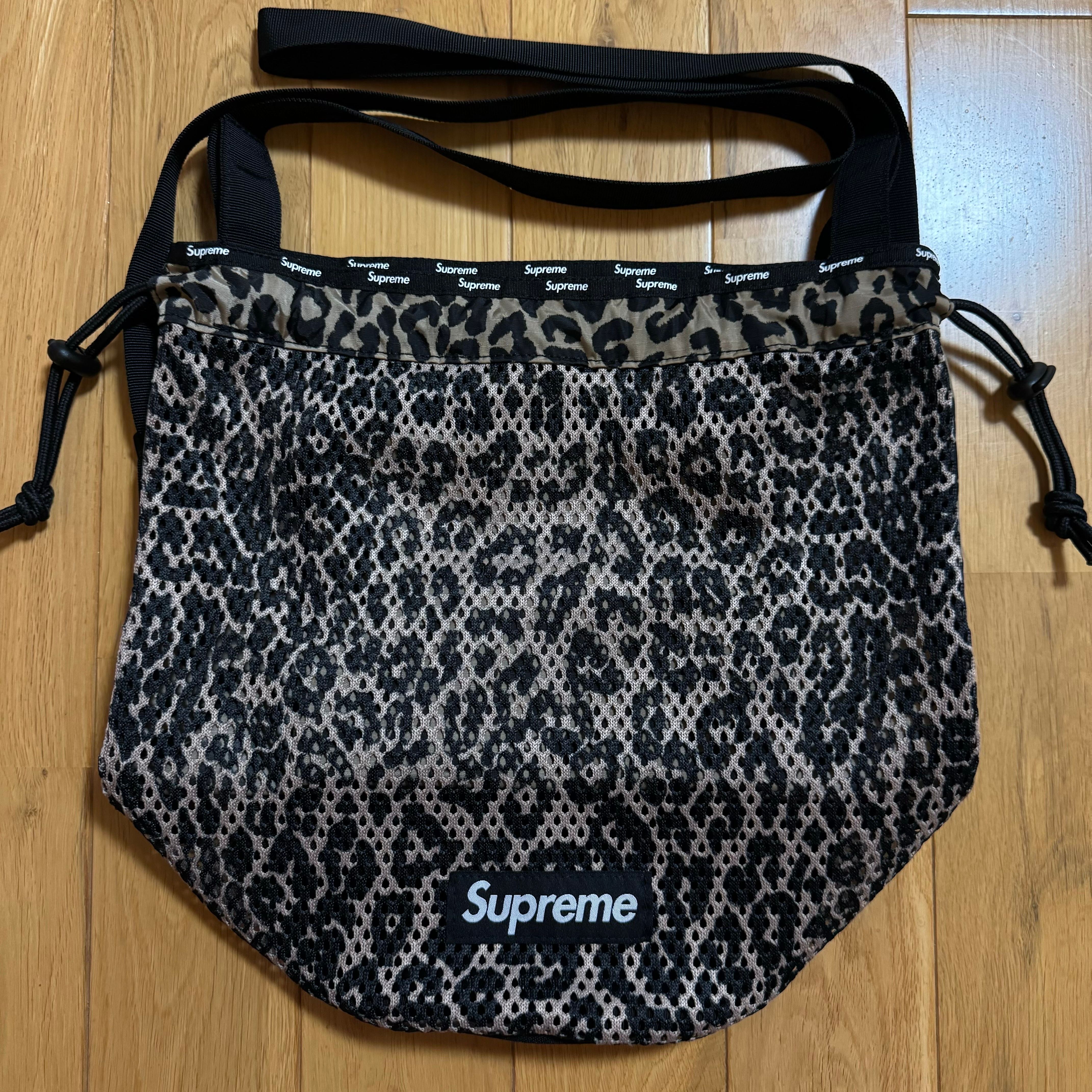 Supreme Mesh Small Backpack "Leopard"