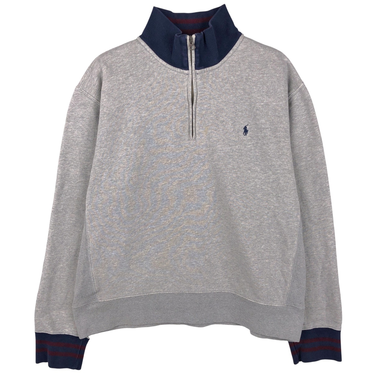 古着 ラルフローレン Ralph Lauren POLO by Ralph Lauren ハーフジップスウェットシャツ トレーナー メンズXL相当/eaa606052