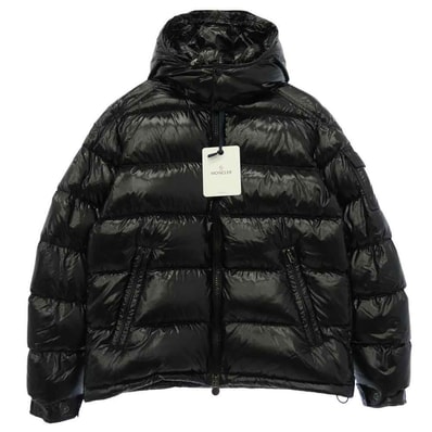 MONCLER モンクレール 25AW K20911A53600 MAYA JACKET ロゴワッペン マヤ ダウン ジャケット ブラック系 3【新古品】【未使用】【中古】