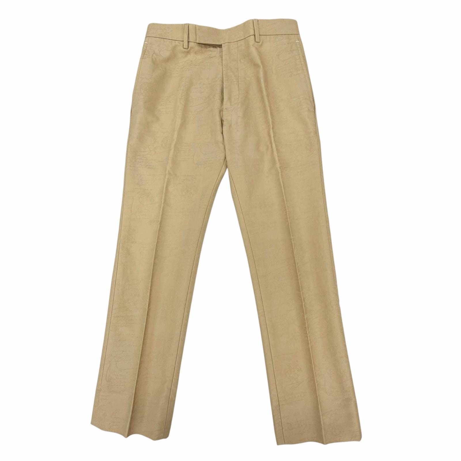A (未使用に近い)】極美品 ベルルッティ スラックス ベージュ メンズ