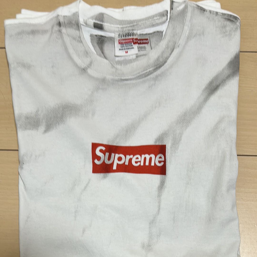 Supreme x MM6 Maison Margiela Box Logo Tee "White"