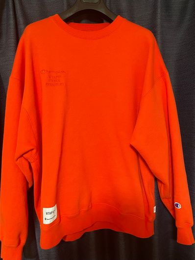Wtaps x Champion Academy Crew Neck "Orange"