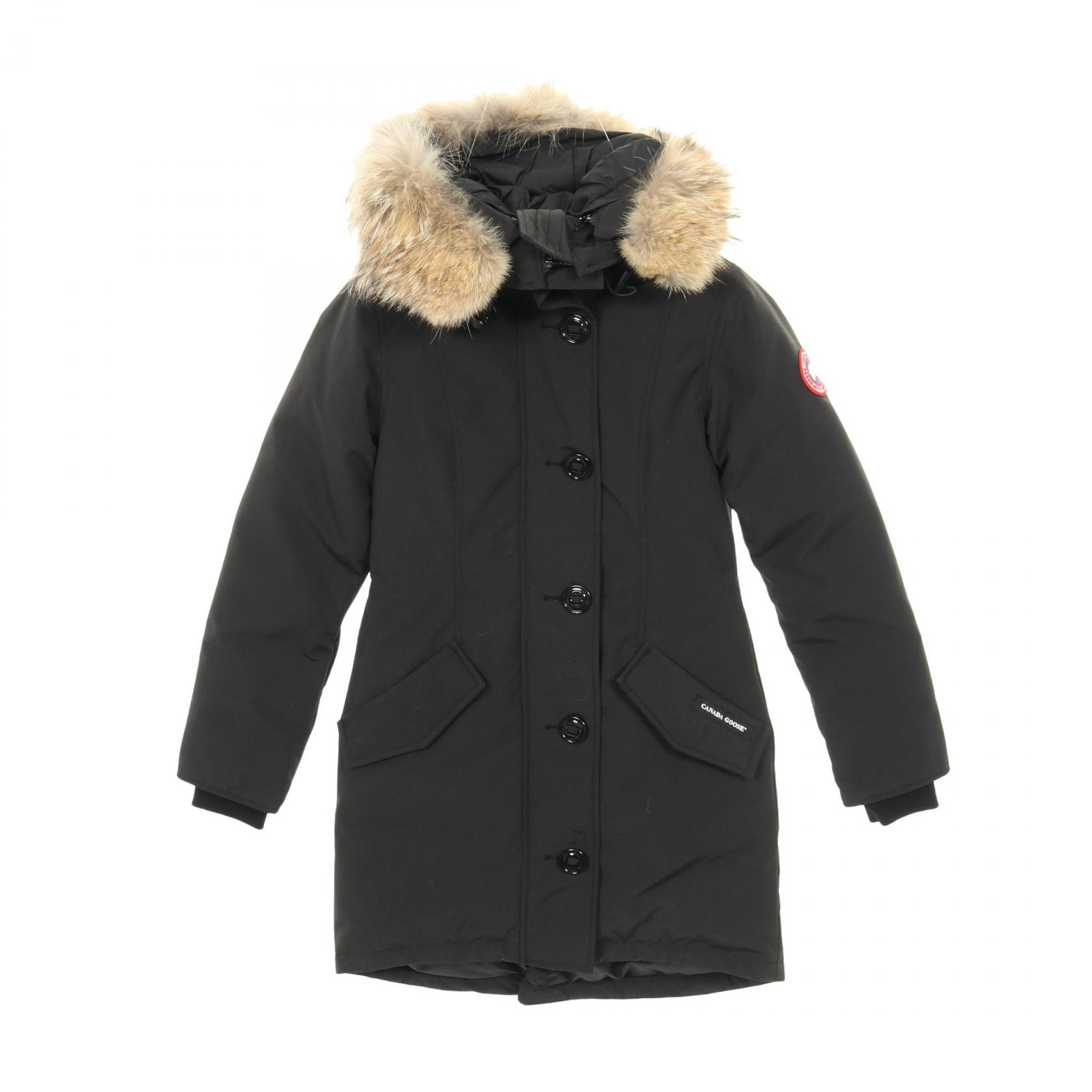 カナダグース CANADA GOOSE ROSSCLAIR PARKA ロスクレアパーカー ダウンジャケット 衣料品 アウター ナイロン レディース ブラック系 2580LA 【中古】