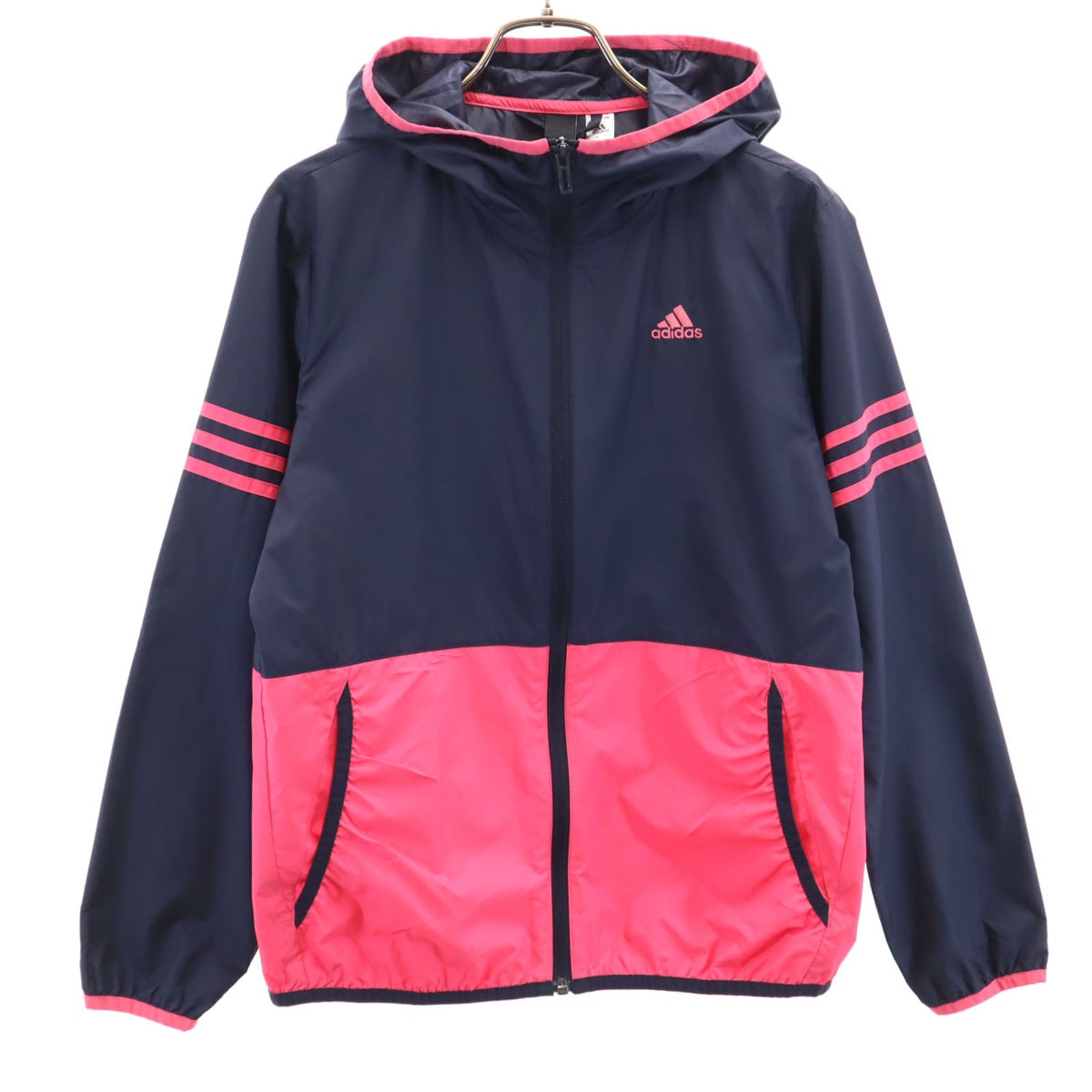 adidas アディダス ウインドブレーカー S ネイビー ジャケット