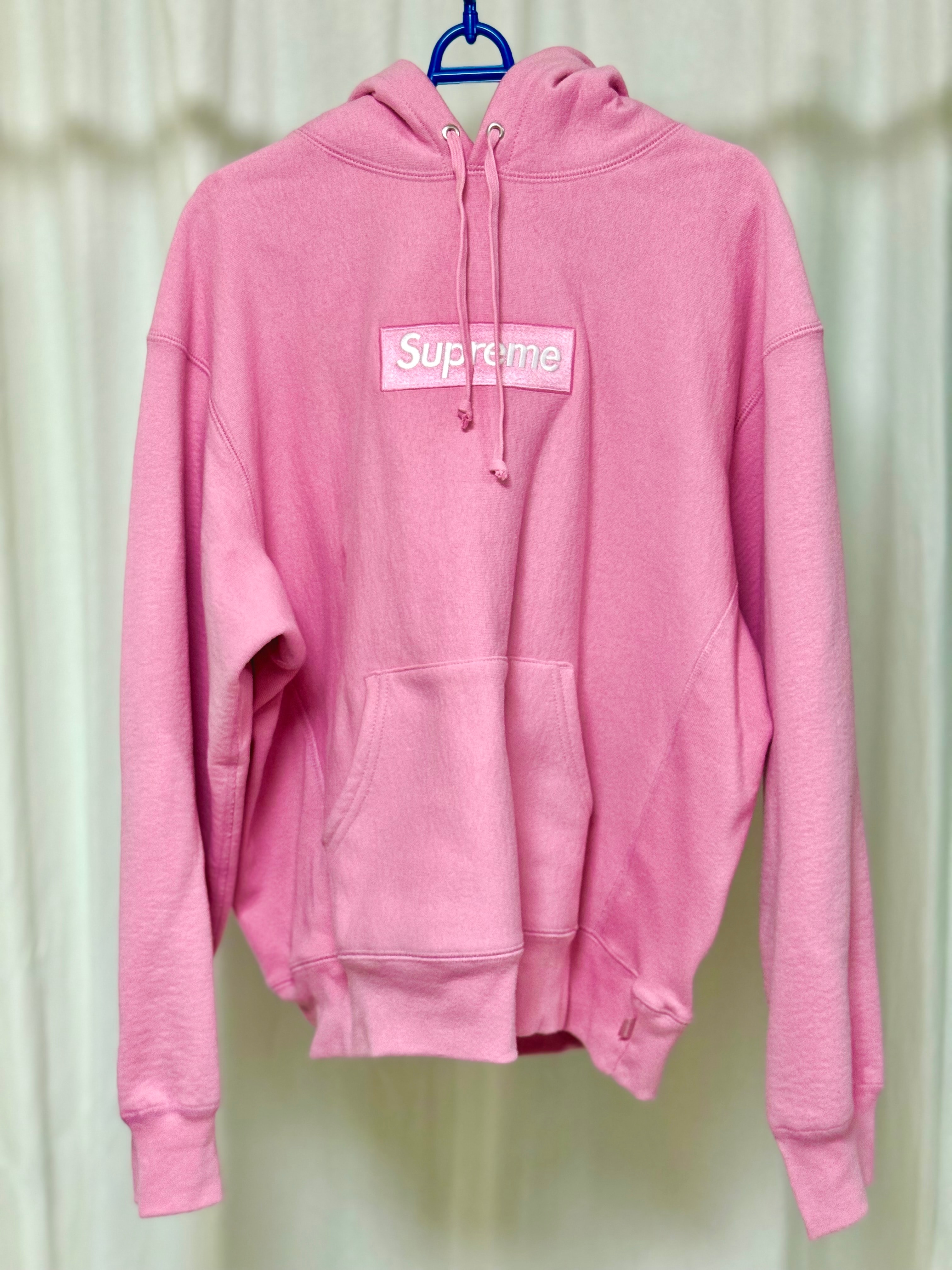 Supreme Box Logo Hooded Sweatshirt "Pink" (24FW)