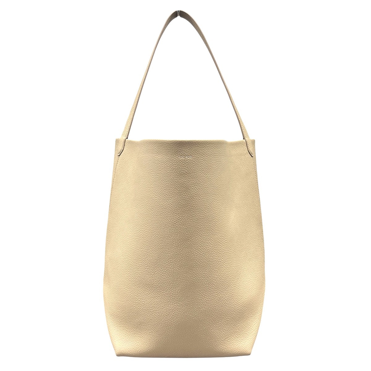 THE ROW 展示品級 ザロウ Large N/S Park Tote レザーバッグ パークトート ラージ ショルダバッグ レザー ベージュ ハンドバッグ ワンショルダー レディース メンズ ユニセックス SAランク 中古 鑑定済 ザロウバッグ