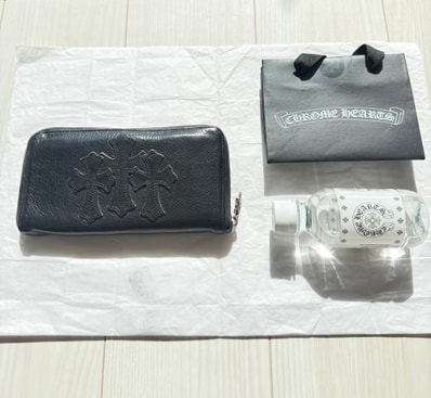 【2024年購入・未使用レベル・SSSランク超美品】クロムハーツ CHROME HEARTS セメタリークロス ウォレット 財布