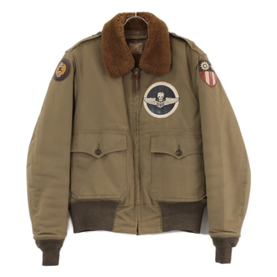 ザリアルマッコイズ STAGG COAT社 B-10 ビルマ・ブリッジ・バスターズ フライト 38