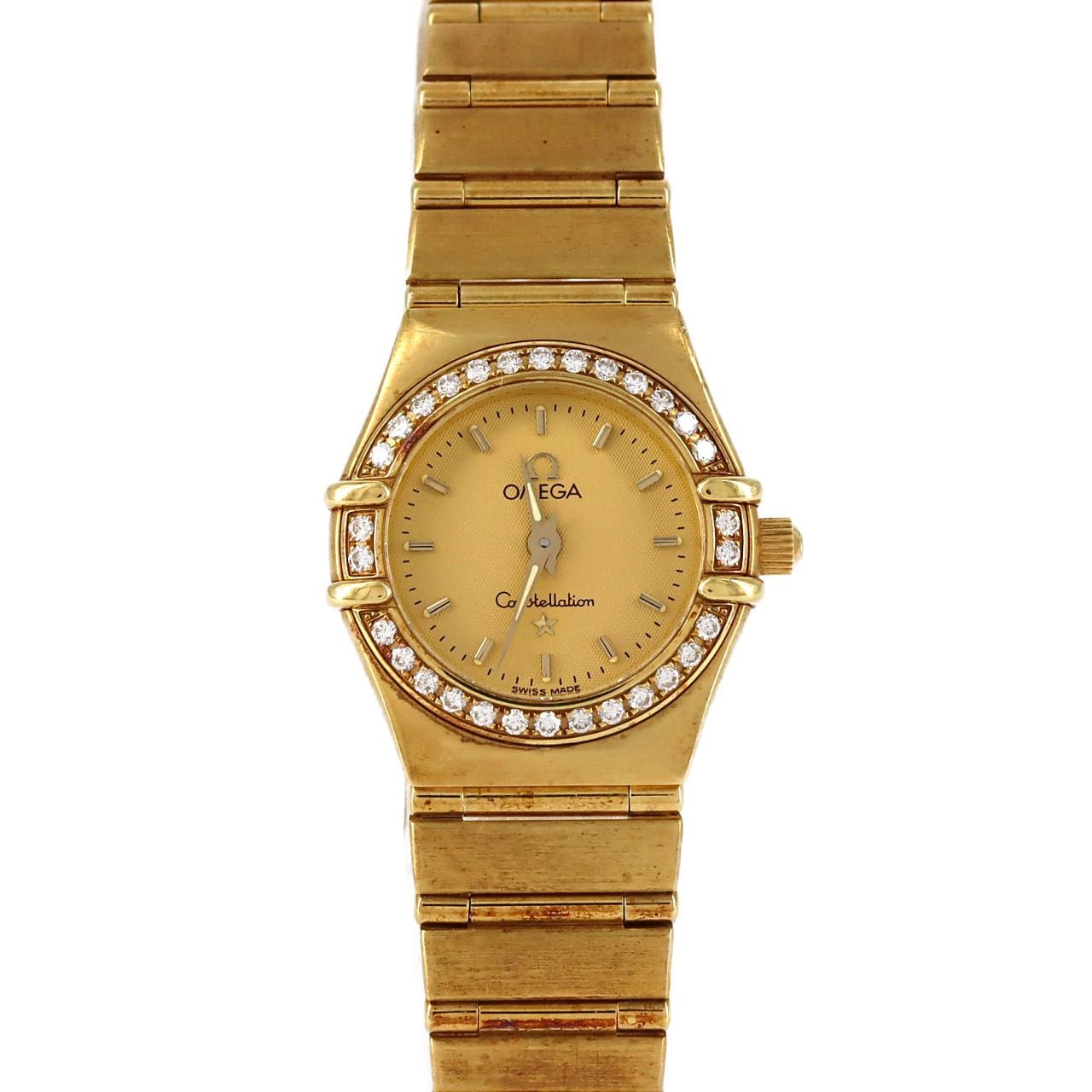【ノーメンテナンス還元価格】オメガ コンステレーションミニ YG/D 1167.10 YG クォーツ