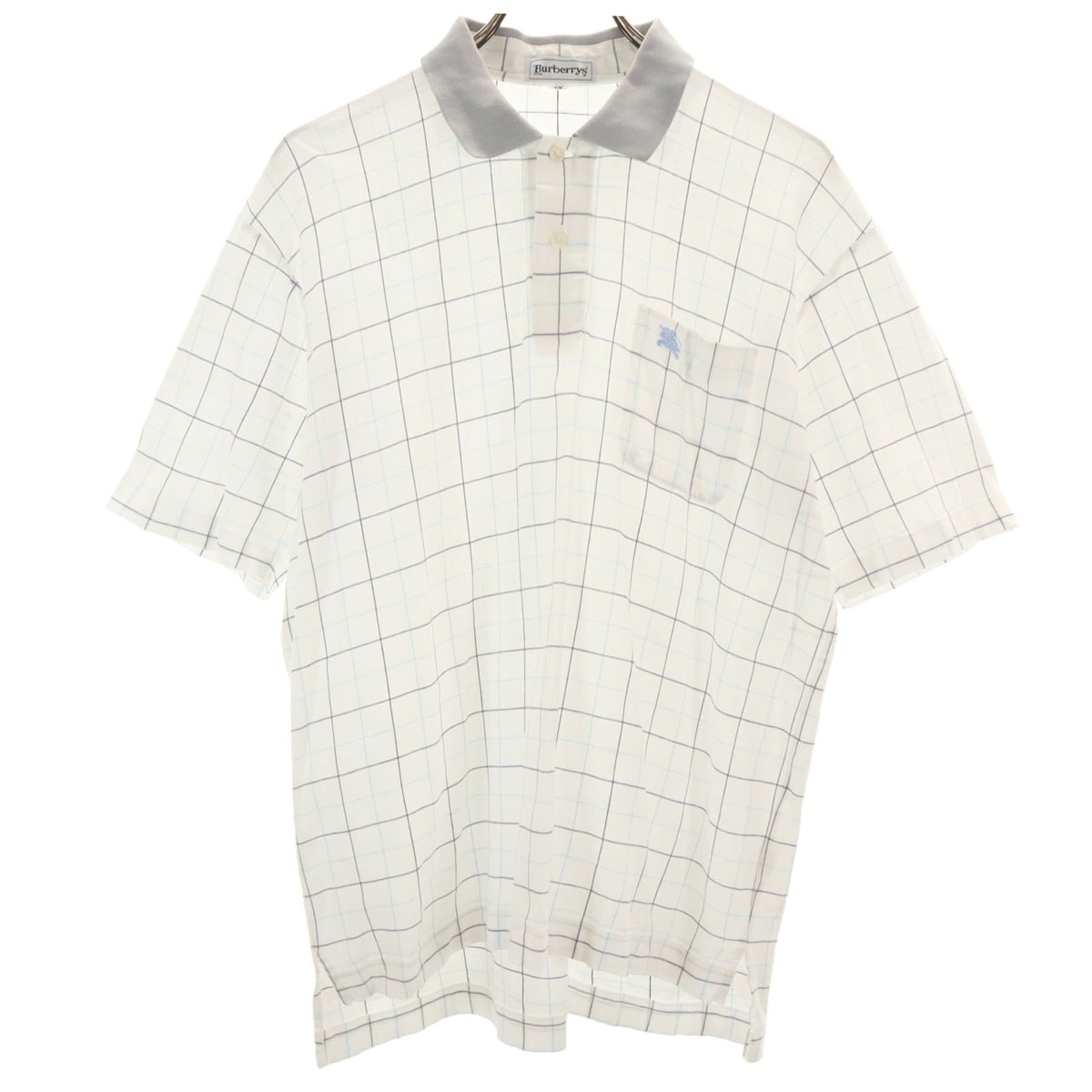 Burberrys バーバリーズ 90s オールド 半袖 ポロシャツ LY ホワイト