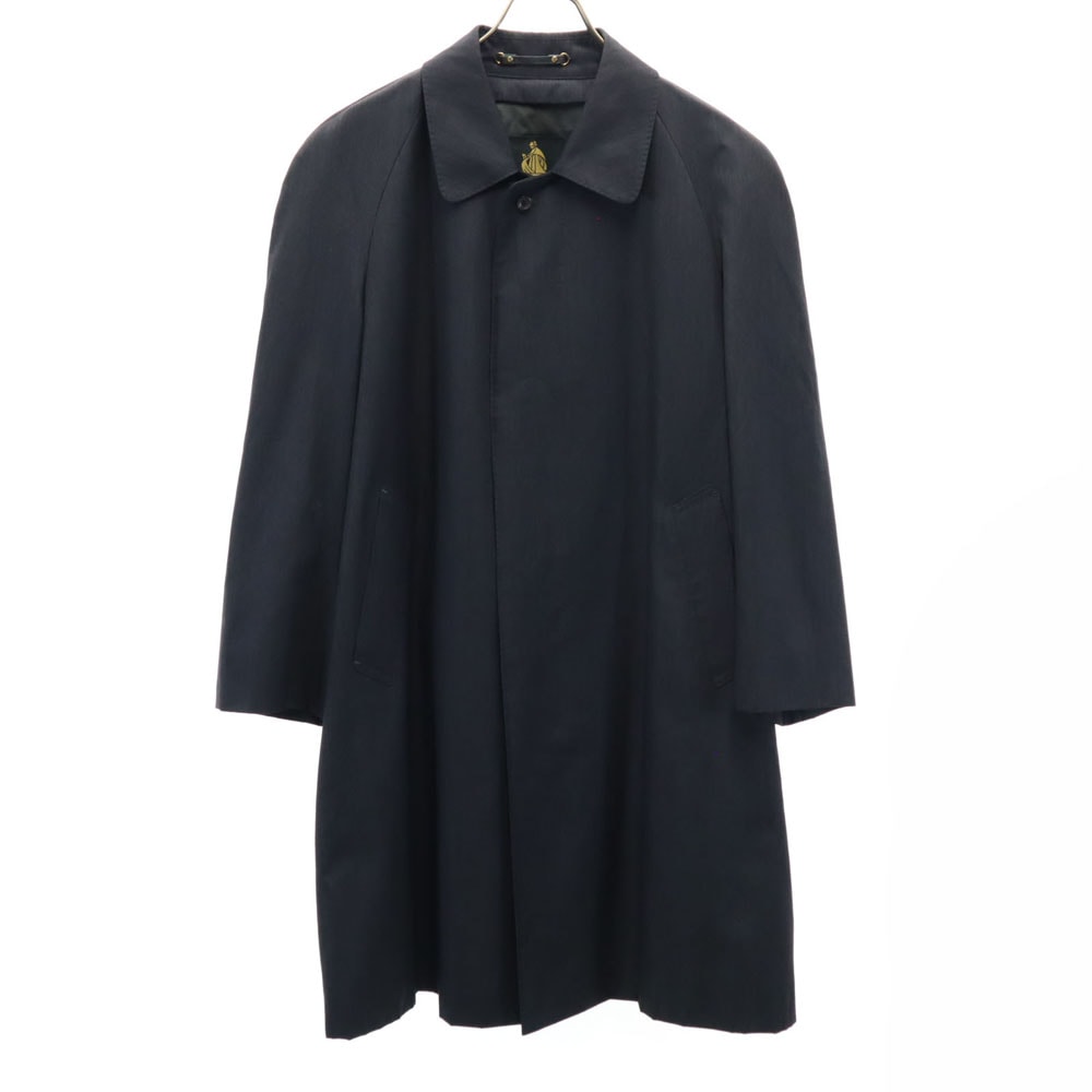 LANVIN ランバン 90s オールド ステンカラーコート R44-43 チャコールグレー
