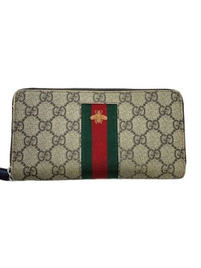 GUCCI Web Wallet In GG Supreme Fabric