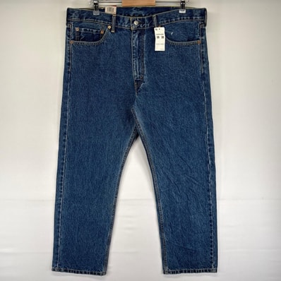 古着 美品 リーバイス Levi's デニム パンツ 505 ストレート 大きいサイズ タグ付き ジーンズ ジーパン W38 L30 ブルー系 メンズ