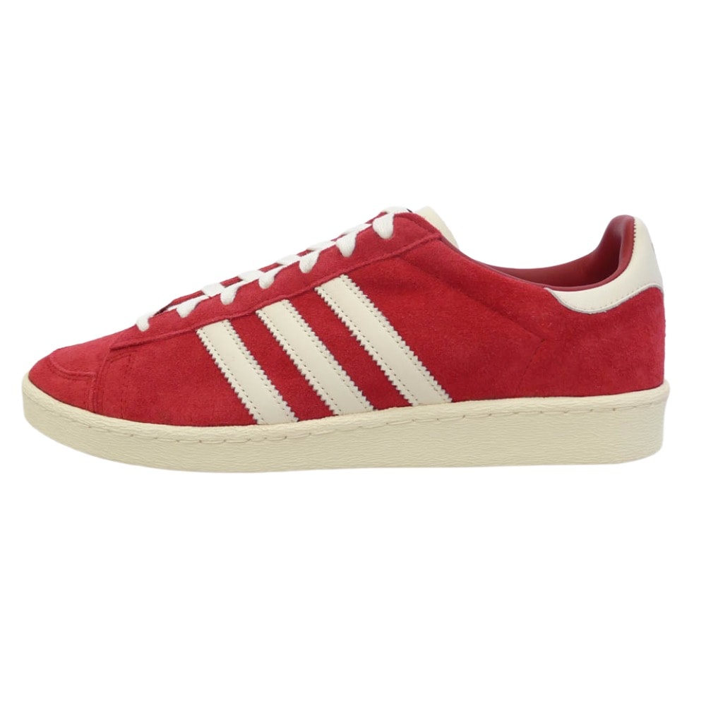 adidas アディダス JI3431 JABBAR LO ジャバー ロー スエード ローカット スニーカー レッド系 ホワイト系 28.5cm【新古品】【未使用】【中古】