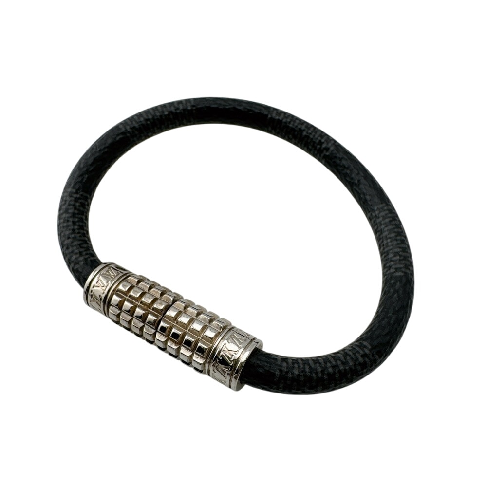 ルイヴィトン LOUIS VUITTON ブレスレット タイガ ブラスレ・ディジット バングル M6629E ブラック