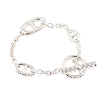 エルメス HERMES シェーヌダンクル ファランドール ブレスレット ブレスレット アクセサリー シルバー925 メンズ レディース シルバー系 【中古】