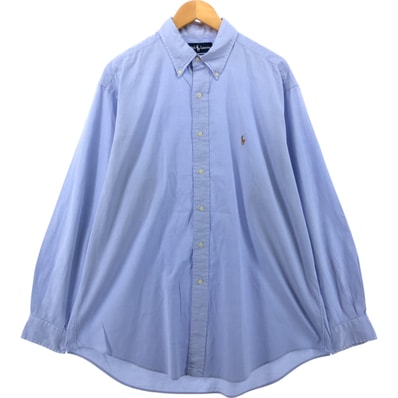 古着 ラルフローレン Ralph Lauren YARMOUTH 長袖 ボタンダウンシャツ メンズL相当/eaa551025