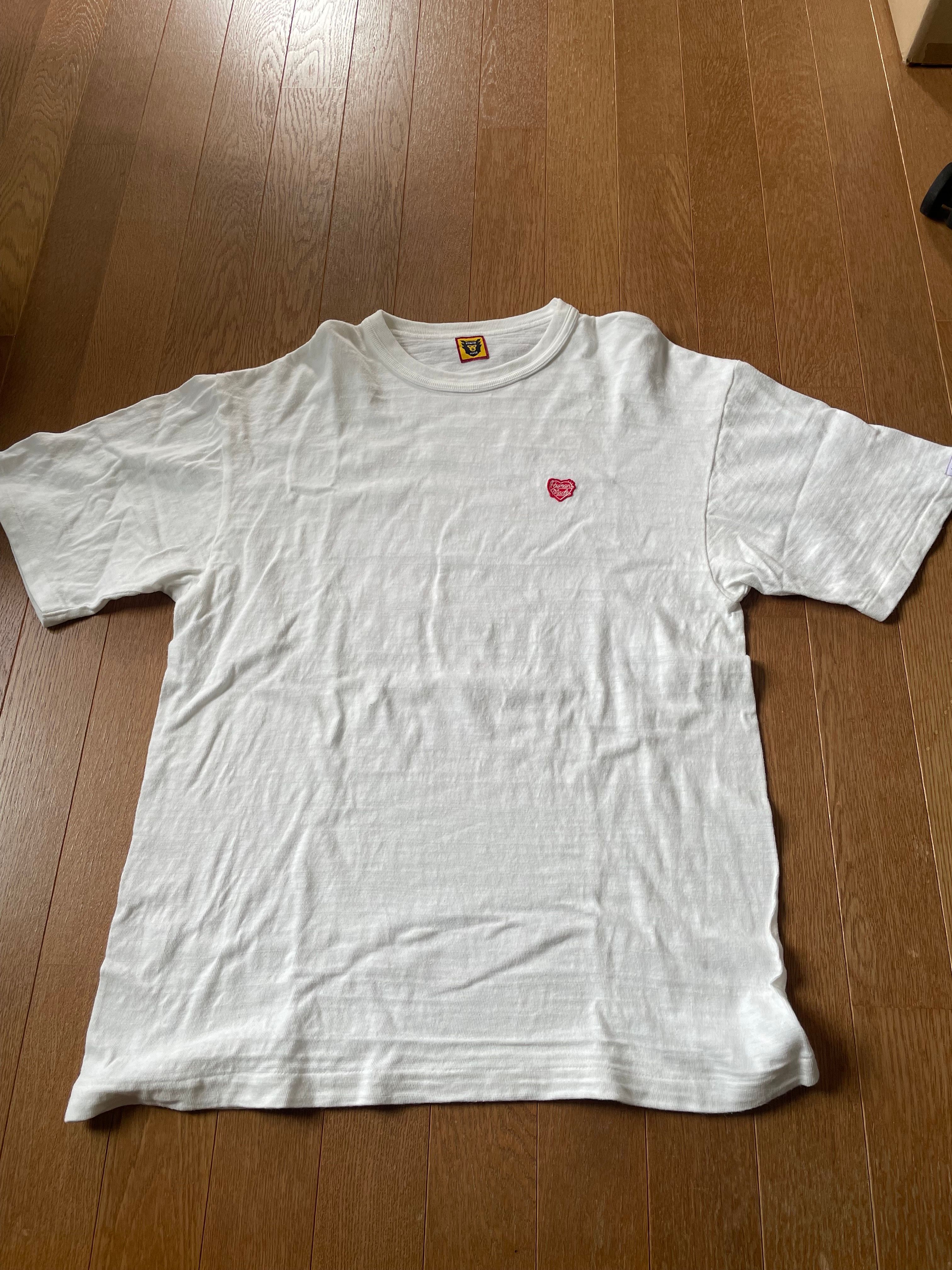 HUMAN MADE Heart Badge T-Shirt "White"