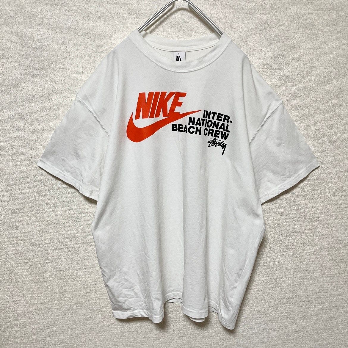 Nike x Stussy International Beach Crew T-Shirt "White"