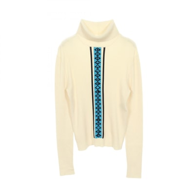 シャネル CHANEL ニット 衣料品 トップス ウール レディース ホワイト系 / ブルー系 P62182K47563 【中古】