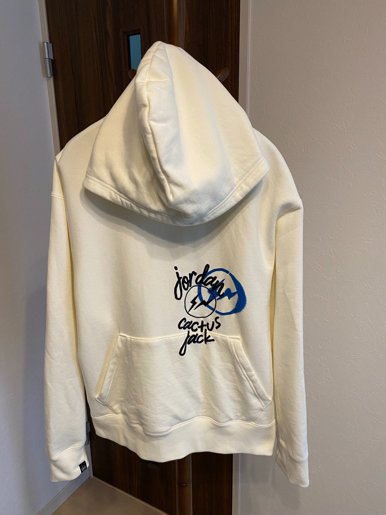 Air Jordan Travis Scott Fragment Hoodie "White"