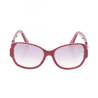 カルティエ CARTIER グラデーション サングラス 衣料品 プラスチック / GP / メタル レディース レッド系 / シルバー系 / ゴールド系 【中古】