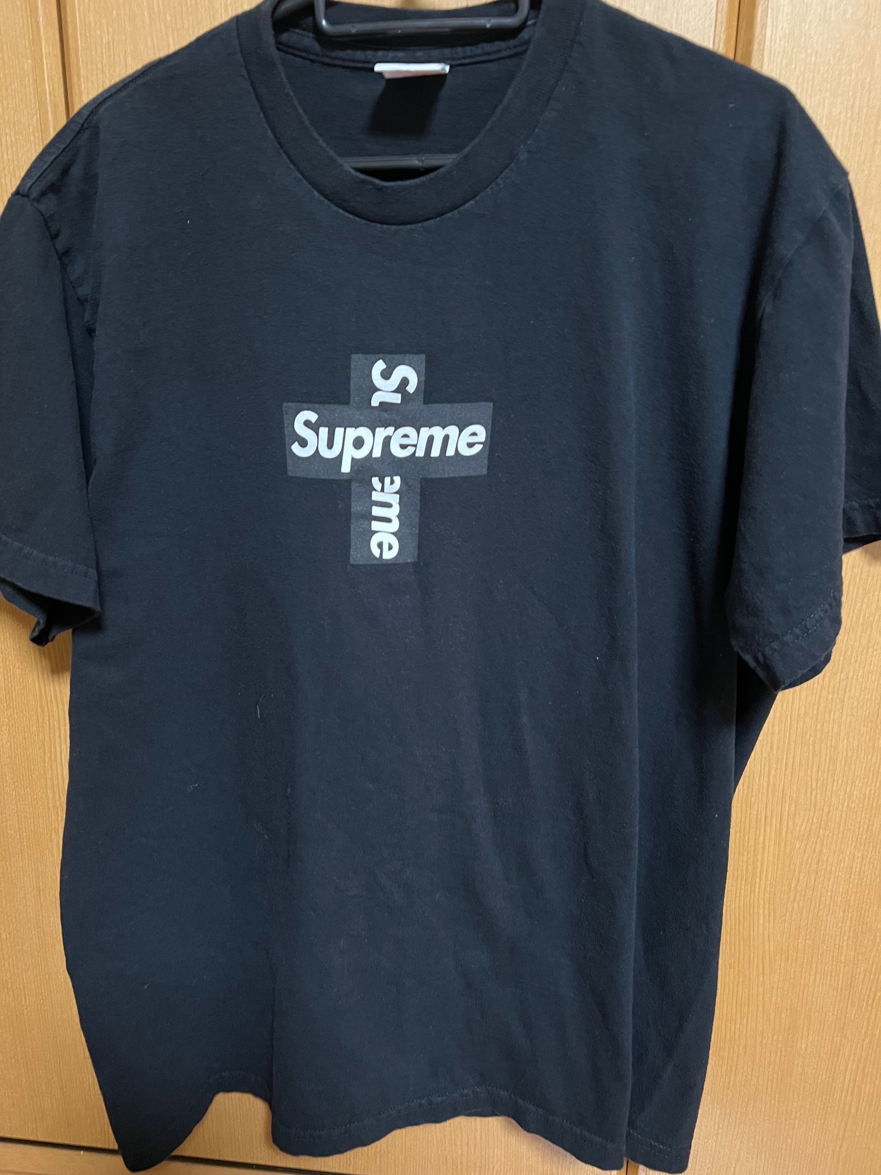 Supreme Cross Box Logo Tee "Black"