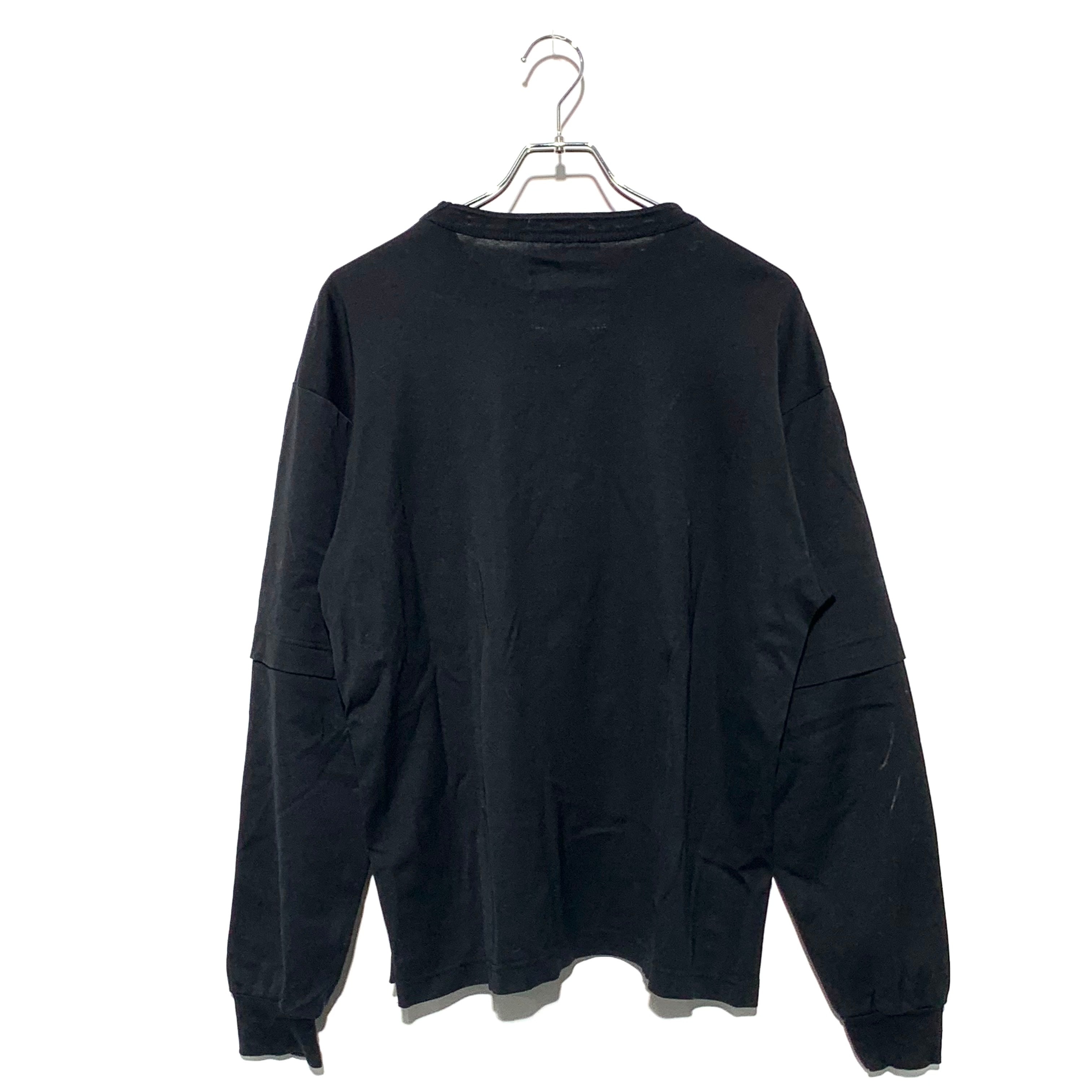 sacai 23ss cotton jersey T-shirt Black