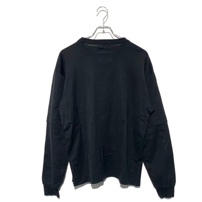 sacai 23ss cotton jersey T-shirt Black