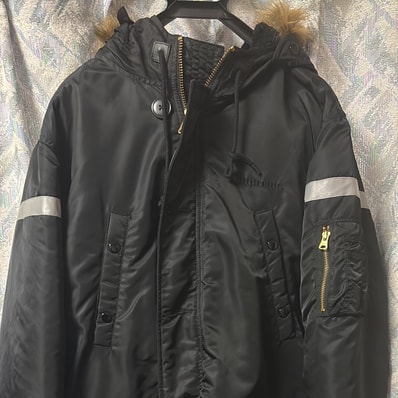 Supreme Reflective Cross N-3B Parka