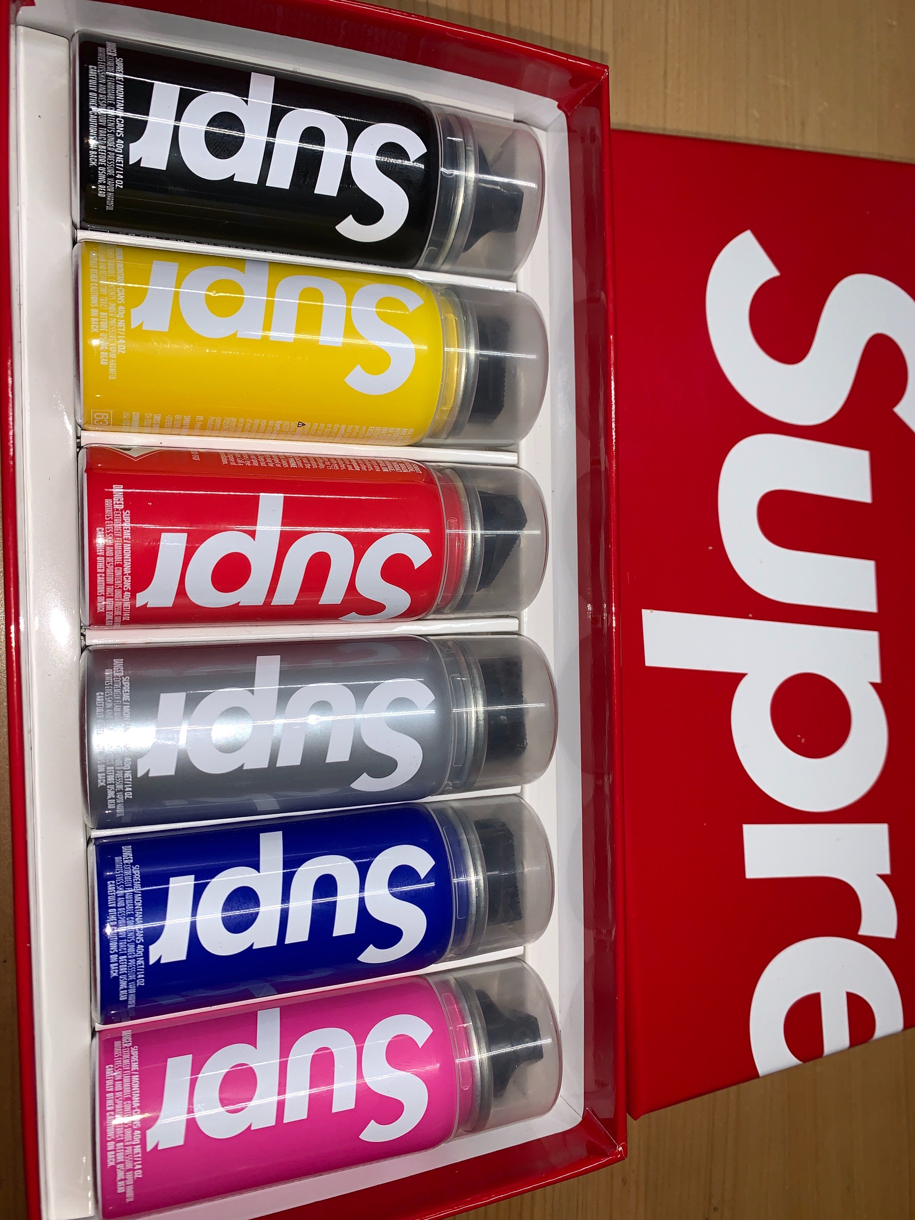 Supreme x Montana Mini Cans (Set of 6) "Multi"