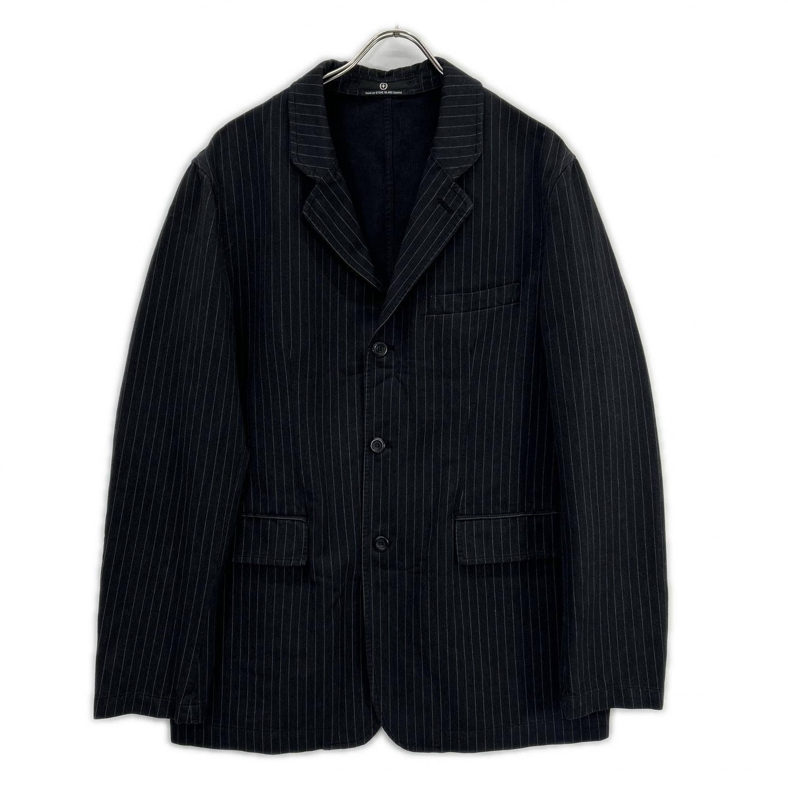ストーンアイランド Denims グレー  00s ポールハーヴェイ期 ピンストライプ3Bテーラードジャケット