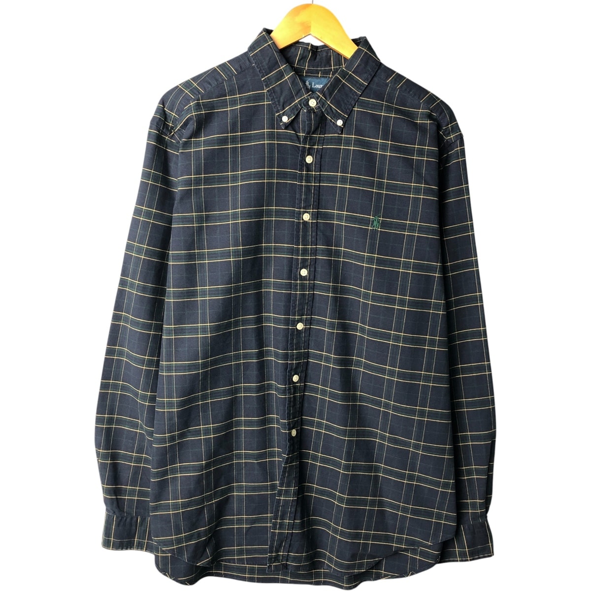 古着 ラルフローレン Ralph Lauren CLASSIC FIT 長袖 コットンチェックシャツ メンズXL相当/eaa570158