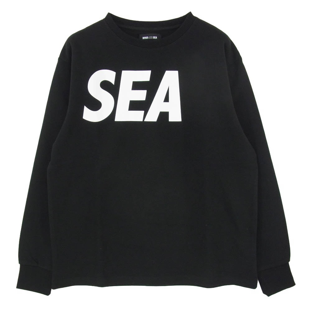 WIND AND SEA ウィンダンシー 26SS WDS-O-TSG-26-Q1-CS-02 WDS-SIG L/S Tee シグ ロングスリーブ ティー スウェット トレーナー ブラック系 L【中古】