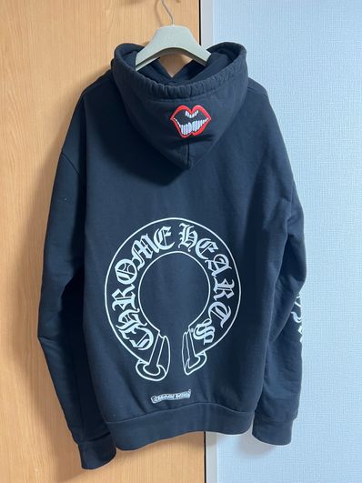 Chrome Hearts Matty Boy Chomper Horseshoe Hoodie "Black"